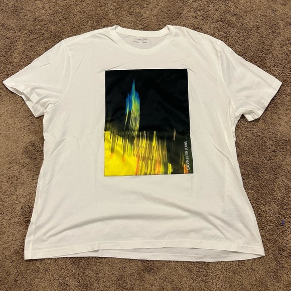 Calvin Klein Jeans Men’s Graphic Tee 2XL - Picture 1 of 4